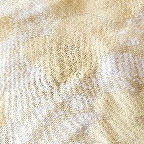 St. John Collection Short Sleeve Button Up Floral Cream Santana Knit Blouse 12 - Picture 7 of 9